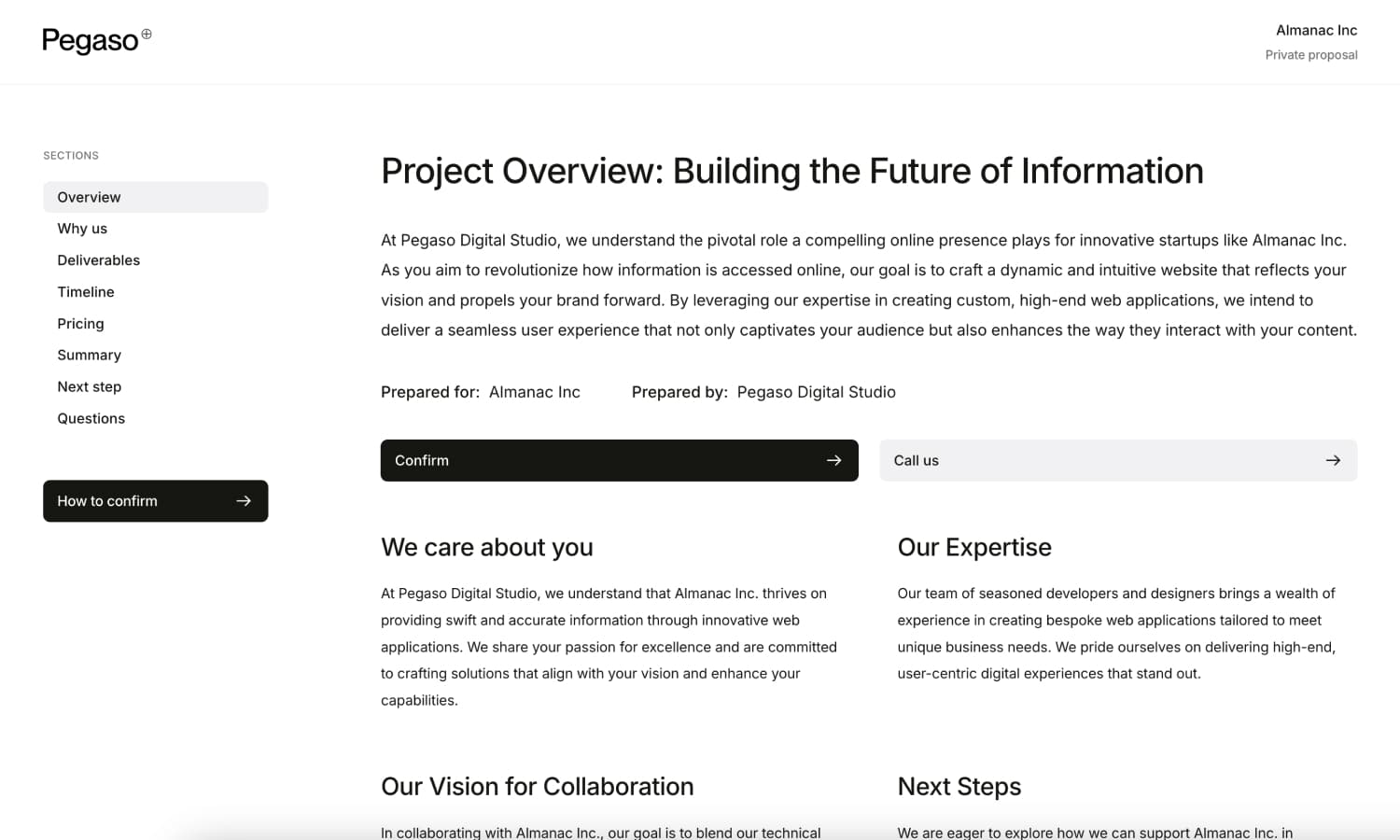 Penna.app - AI Proposal generation