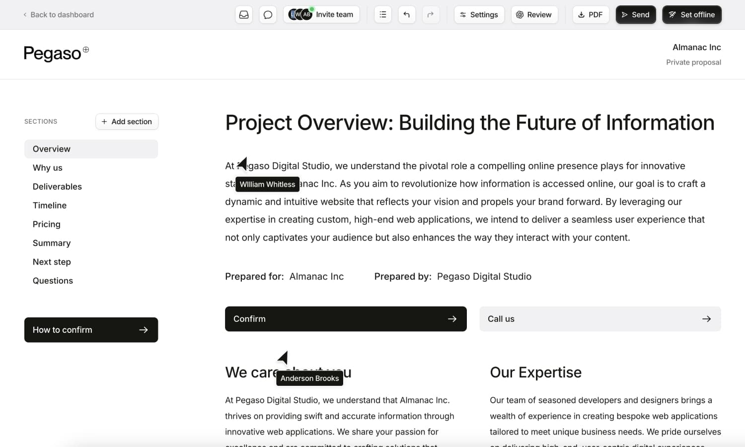 Penna.app - Realtime collaboration